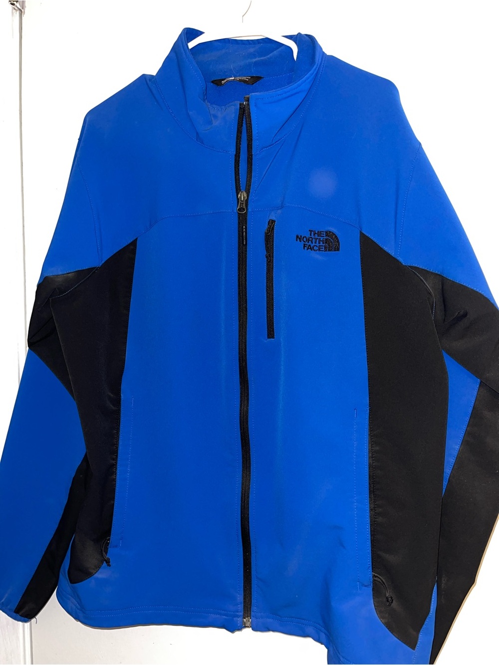 The North Face Royal Blue and Black Softshell Jacket